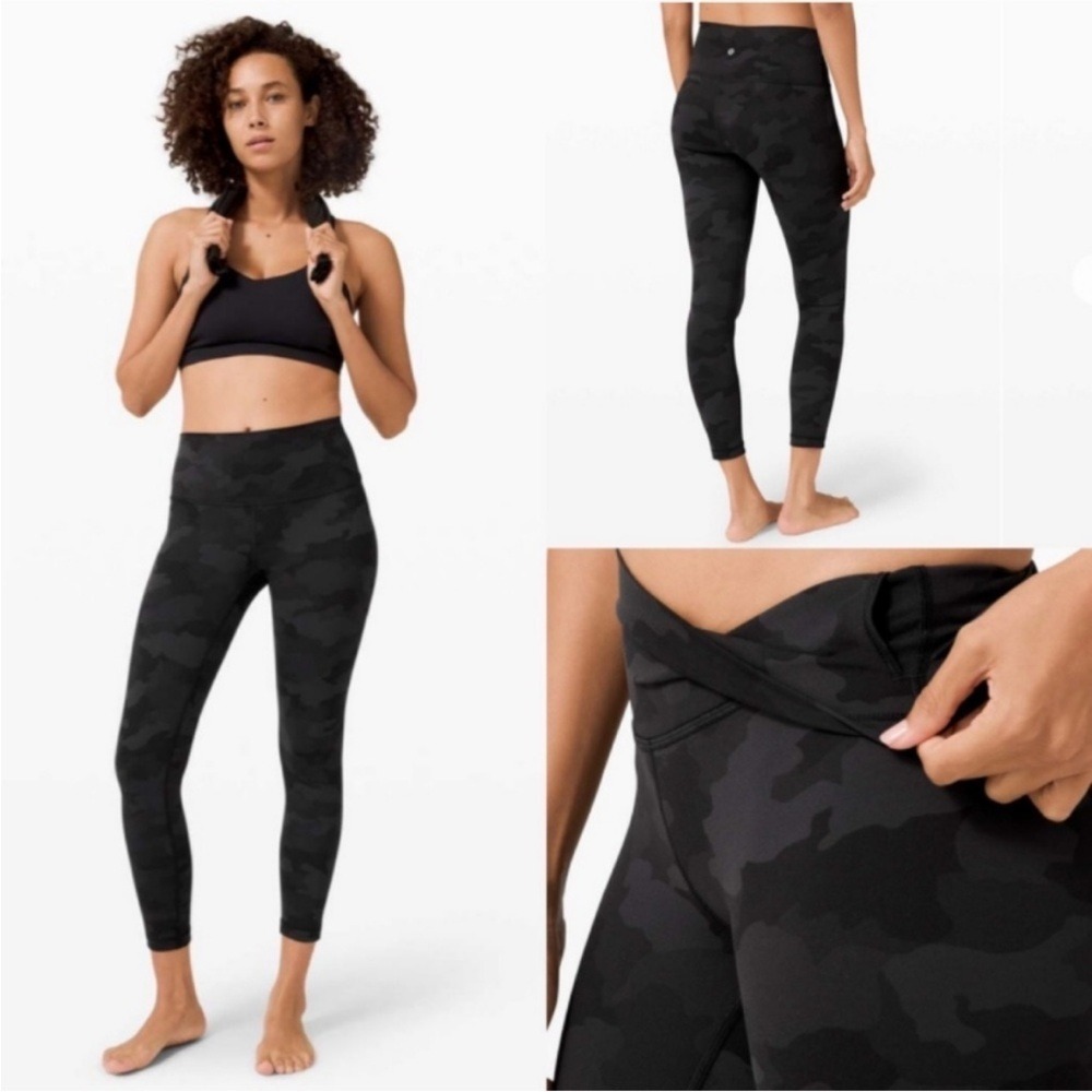 NEW Lululemon Wunder Under High-Rise Tight 25" Luxtreme Heritage 365 Camo size 8